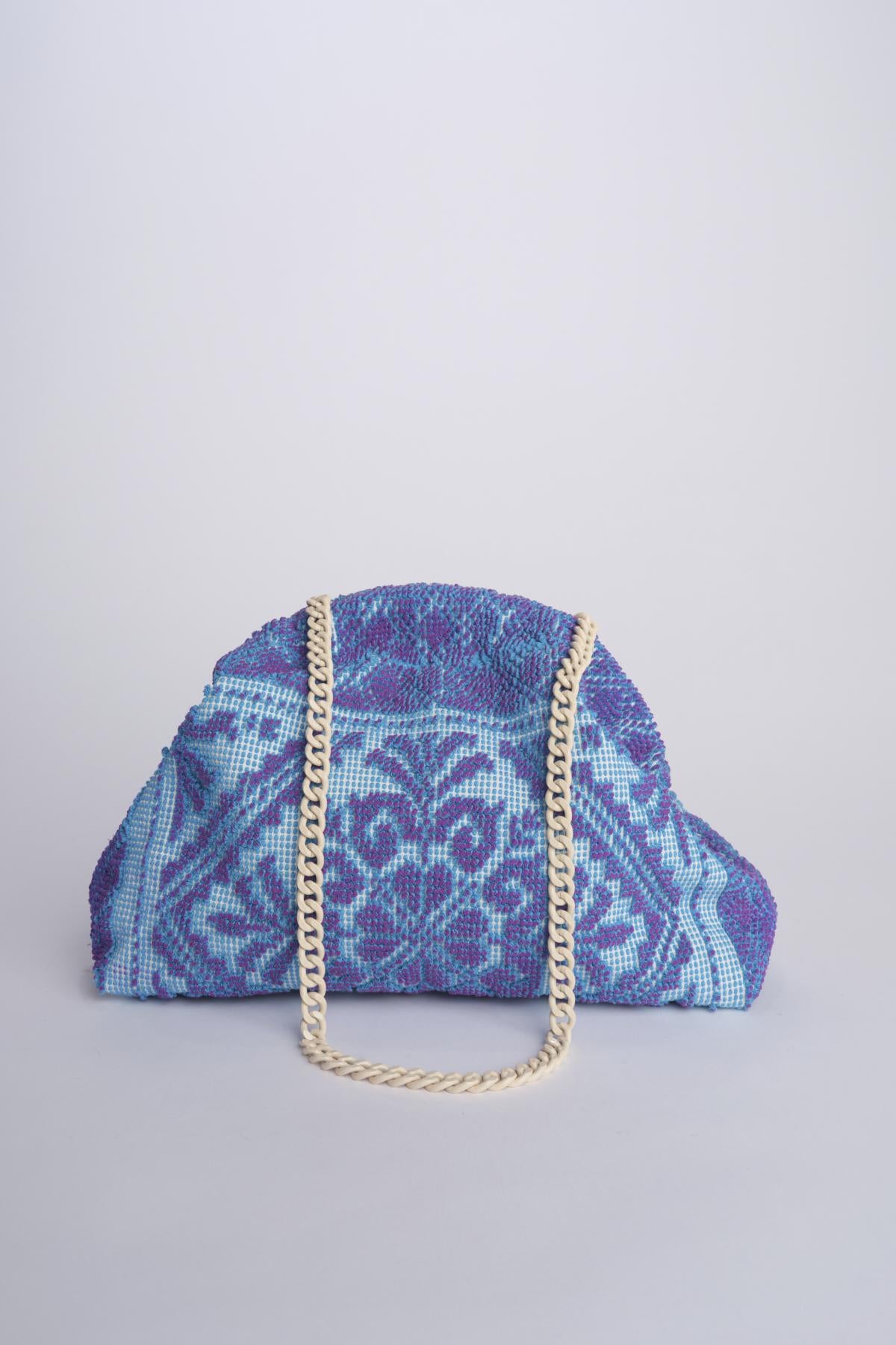 OLBIA MEDIA pochette in spugna PM-25E18 VIOLA TURCHESE le daf