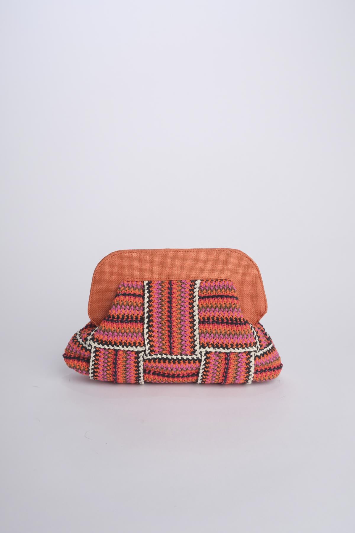 Clutch paglia DALIA MULTI H02 via mail bag