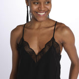 Christy cdc perm top spallina sottile PWGCP0702F NOIR zadig & voltaire