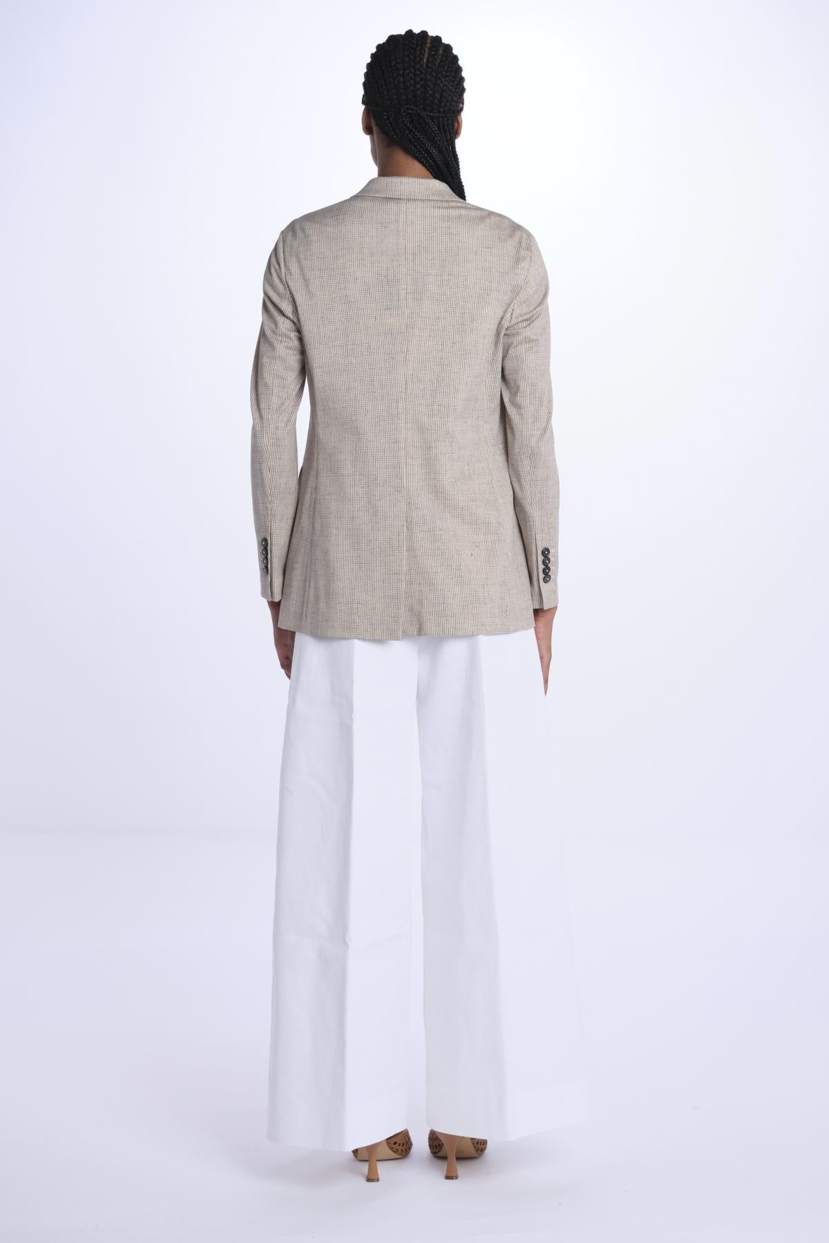 Doppio petto pied de poule 3453 BEIGE circolo 1901