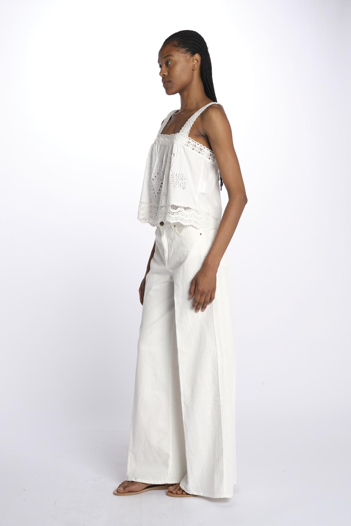 PARADINE top macrame' B0351 OFF W louise misha