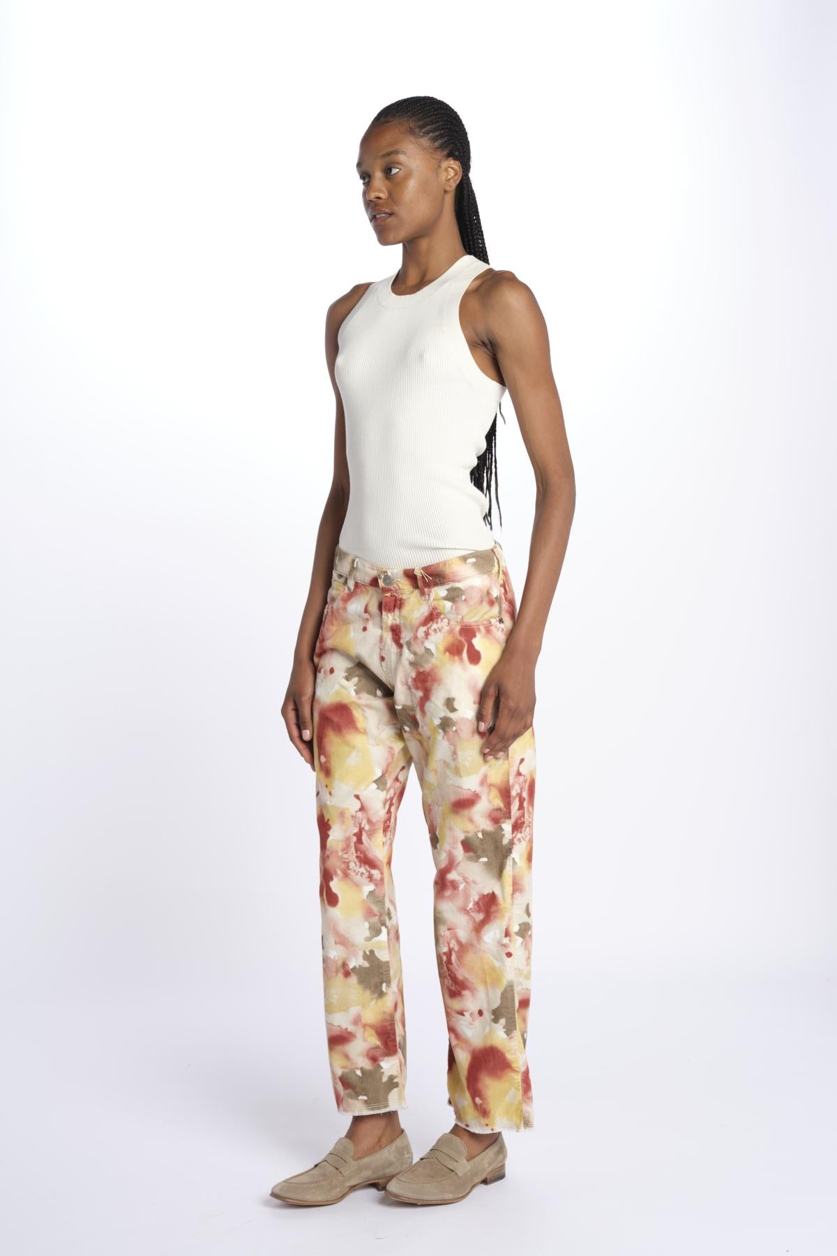ALOSA pantalone con macchie M27D0ALOSAT3246 S338 massimo alba