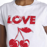 Walk bc concert cherry love JWTS02684 WHITE zadig & voltaire
