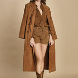 short in suede. RWBS01030 DAIM 207 zadig & voltaire