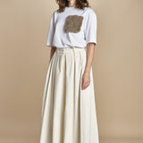 pantalone over in velluto BIRKIN MJD228_ATEX40 J0236 CREAM jejia