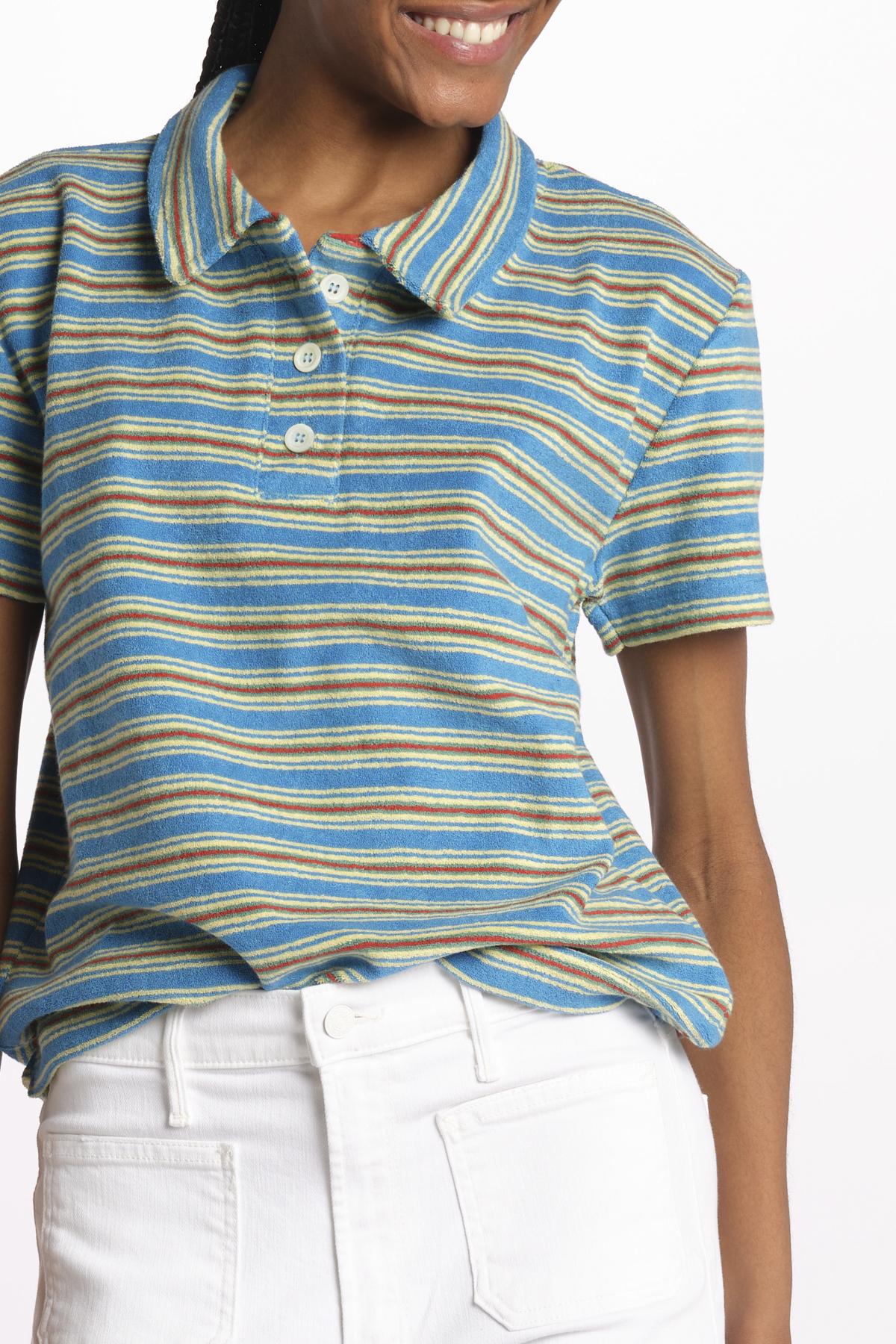 Polo spugna righe DREAM JOURNAL AZZURRO howlin'