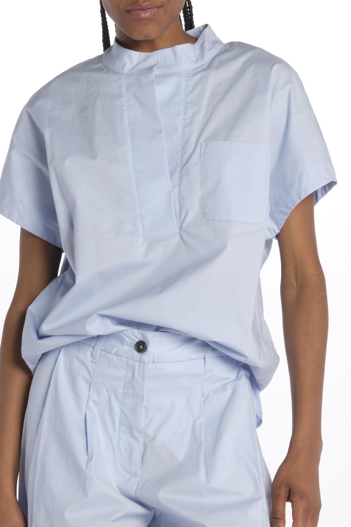 Camicia ILENIA popeline ILENIA IL31 AZZURRO nine in the morning