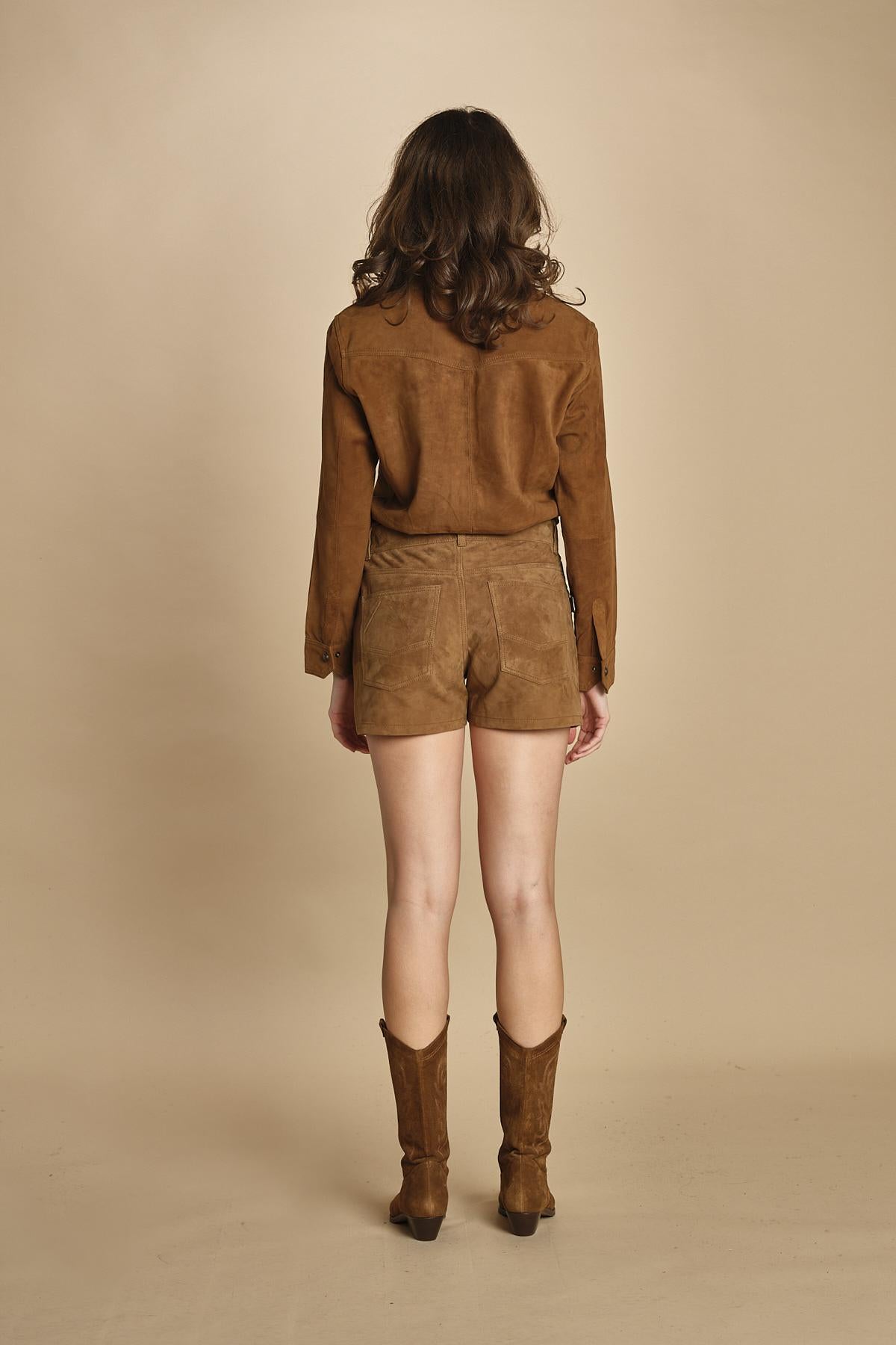 short in suede. RWBS01030 DAIM 207 zadig & voltaire