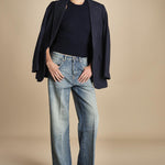 denim cropped ZELDA OPENBLUE true avenue