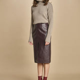 gonna longuette. FELINDRA 4HVH02-V07780 BORDERAX vanessa bruno