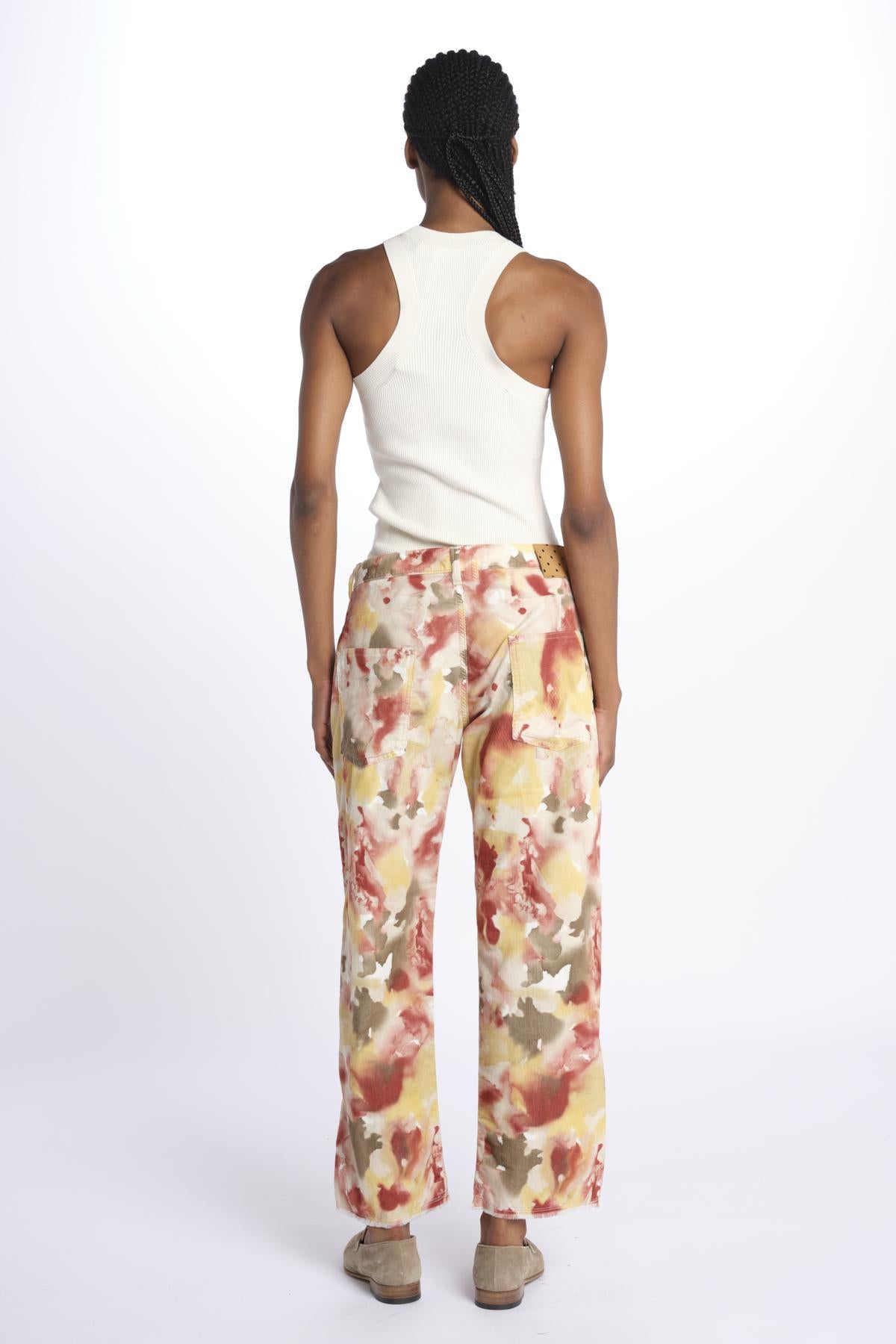 ALOSA pantalone con macchie M27D0ALOSAT3246 S338 massimo alba