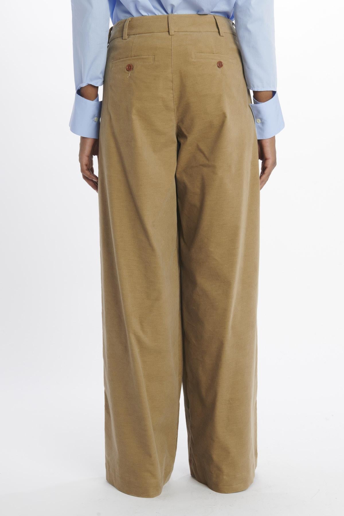JDPF23PA39476970KATHERINEPANT4 TAN VELVET jejia