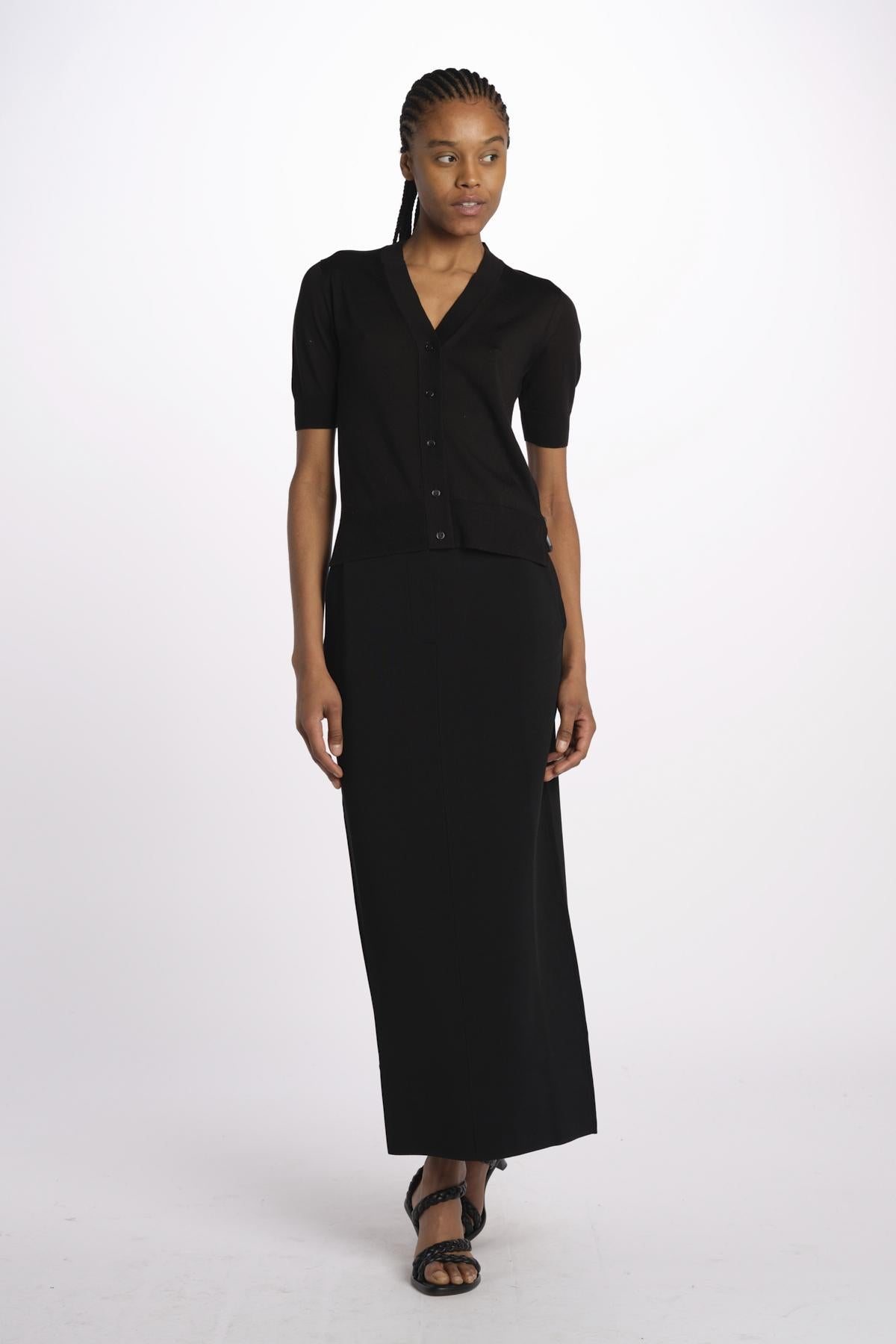 Gonna MILANO lunga JF009012 BLACK joseph