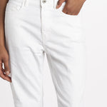 Denim LINDY combo stretto cropped LINDY WHITE true avenue
