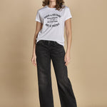 tshirt con scritta. JWTS02769 WHITE 107 zadig & voltaire