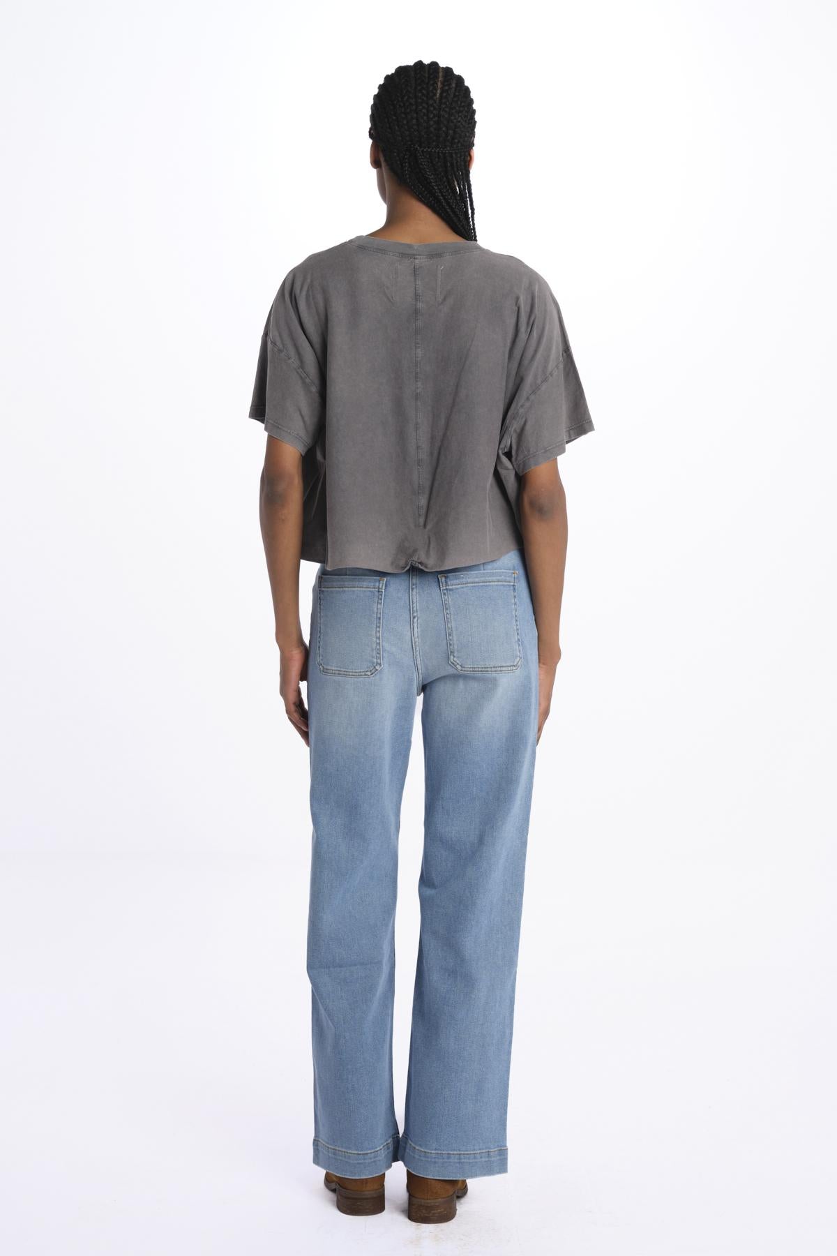 T-shirt FARPY scatoletta cintura dietro FARPY T1758 916 bellerose
