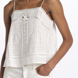 Top EVELY pizzo spallina EVELY ECRU vanessa bruno
