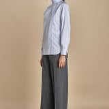 camicia con rouches G0710127 6311 n21