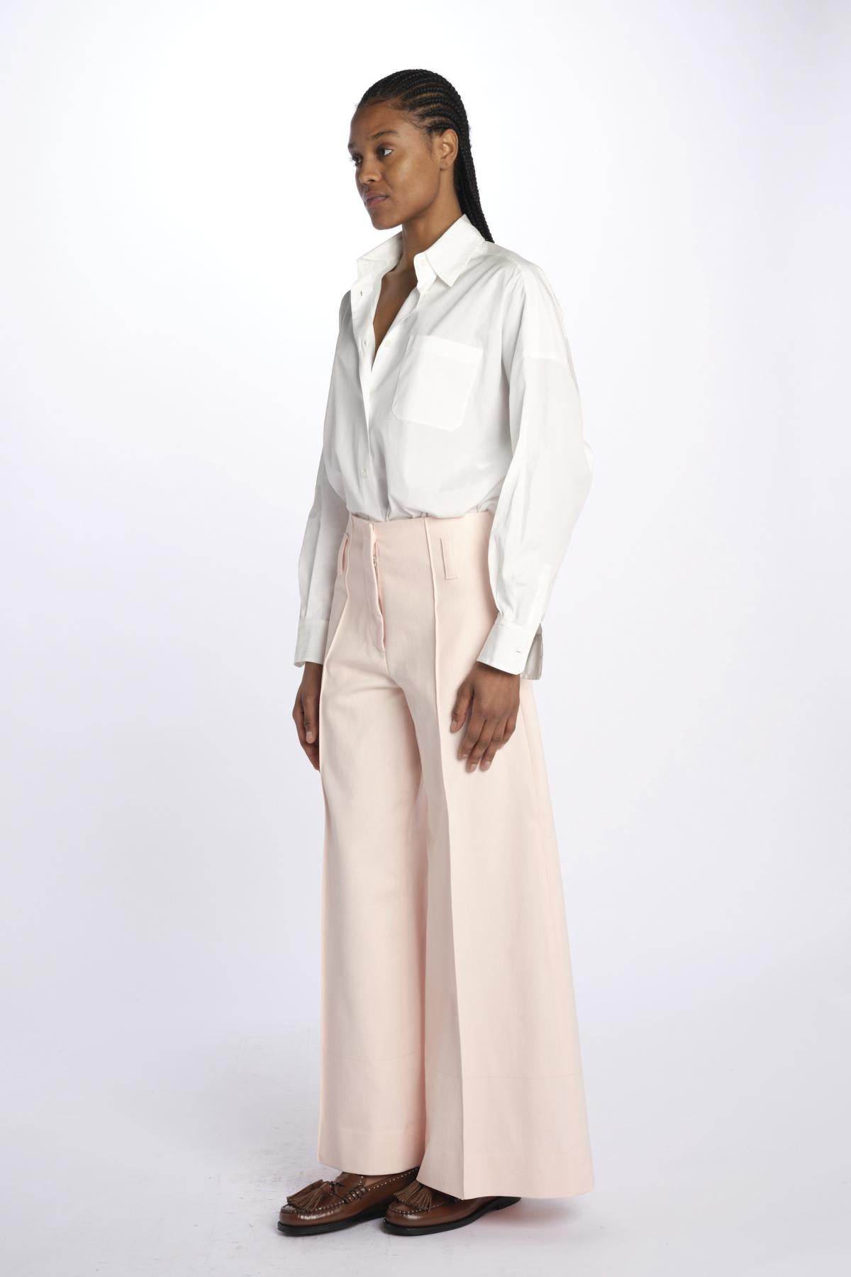 Pantalone ORIANA cropped nervature denim ORIANA540170 91 quelledue