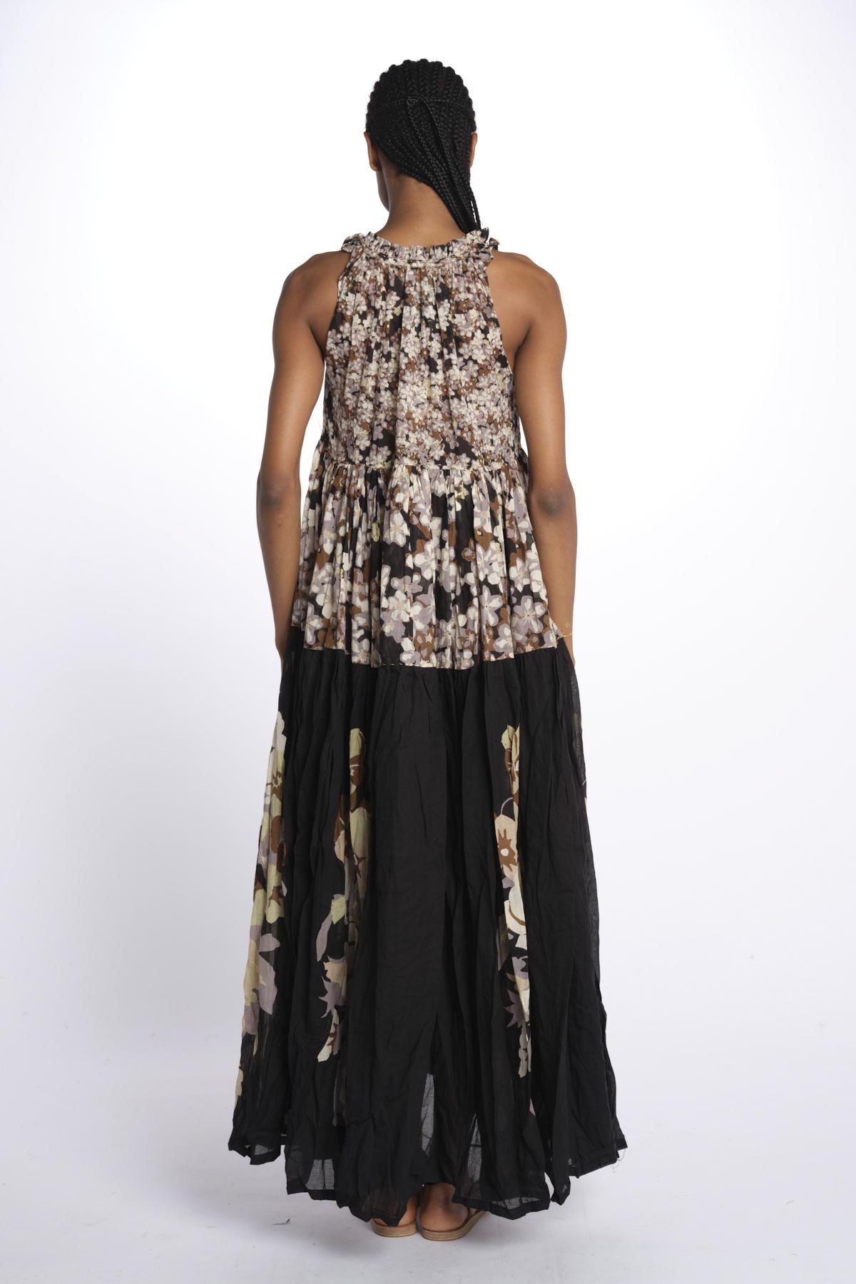 Abito s/m fiori Maxi Hippydress Sleeveless MHS FF4 BFF4 yvonne s.