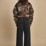 bomber unisex in nylon camouflage 756111C MA-408 CAMO alpha