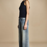 denim cropped ZELDA OPENBLUE true avenue