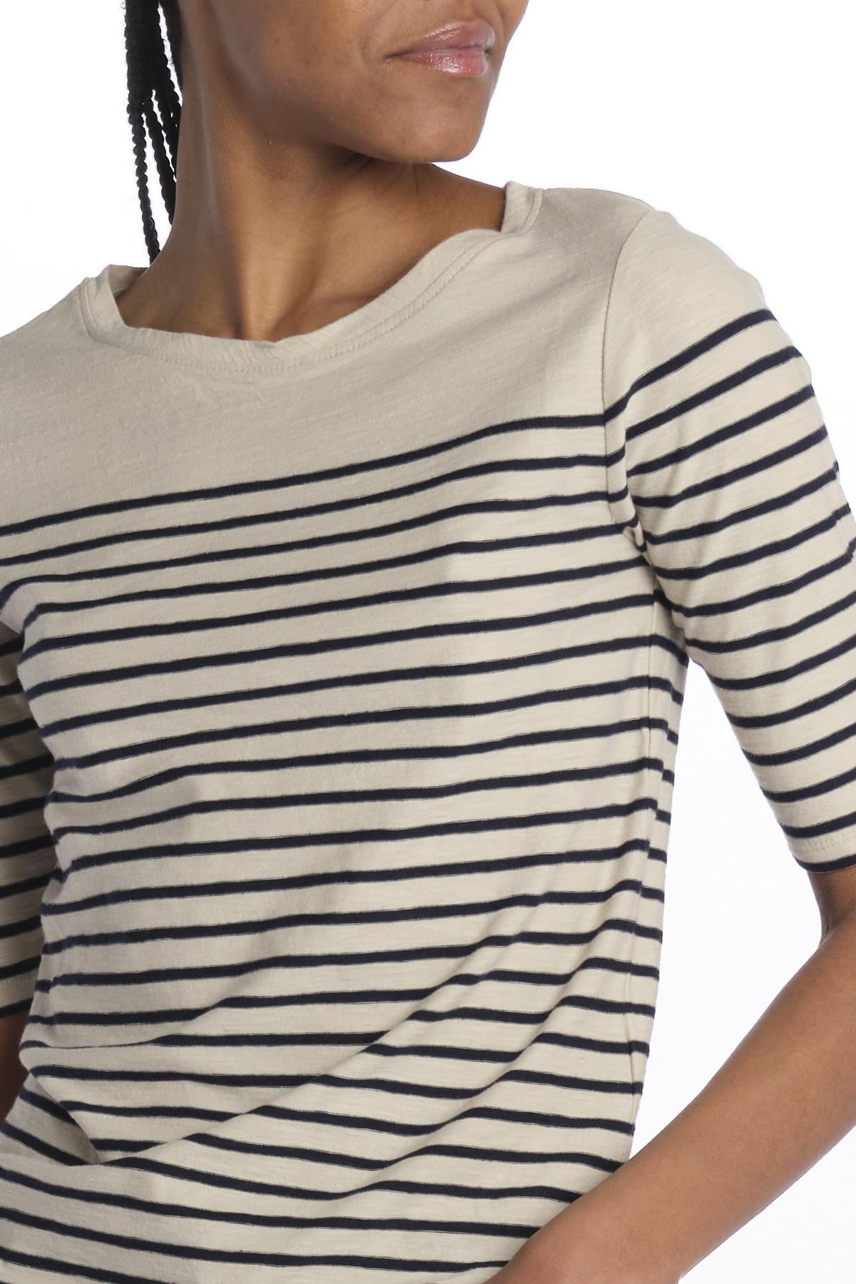 T-shirt MIAS manica 3/4 a righe MIAS51 T1546 STA bellerose