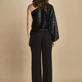 top monospalla perline 31104-309 NERO 29 federica tosi