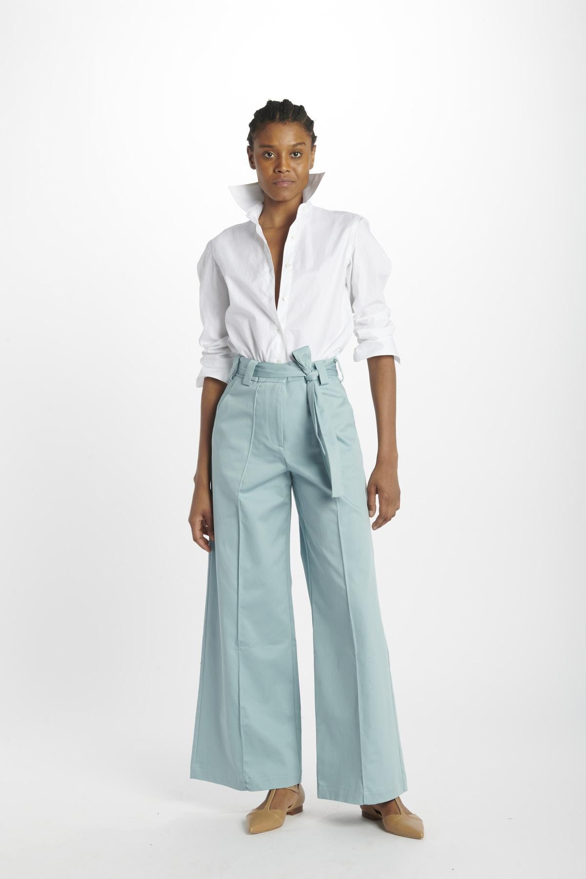 ant nervature con cintura MOD26 AZZURRO milaura