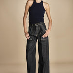 denim con tasconi FATA OPENBLACK true avenue