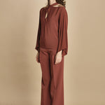 top in seta incrociato 31103-304 COCCIO 57 federica tosi