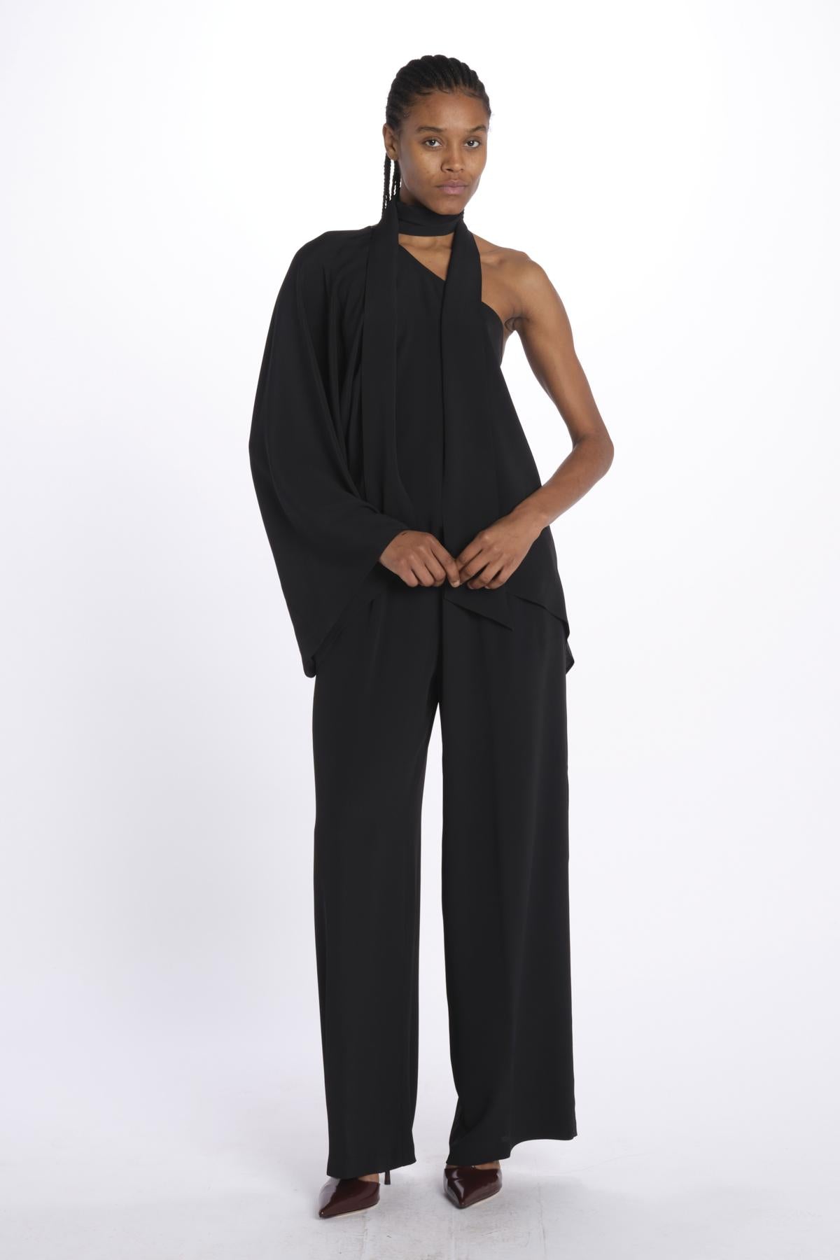 Camicia mono spalla 41106-412 NERO federica tosi