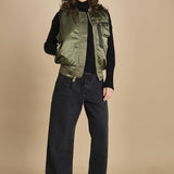 gilet unisex in nylon raso 758102 MA1 SAGE GREEN alpha