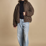 giubbino in piede de poule ASHER52 CBA COMBO bellerose
