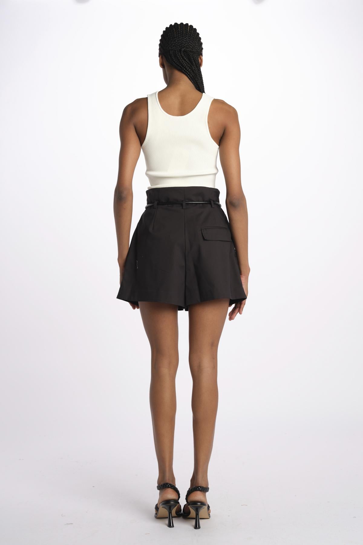 Shorts with belt E201-5351CNS BLACK phillip lim