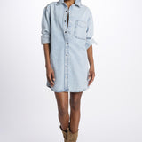 Mini abito THE SHIRT DRESS denim WP25DDR002 ETTIE frame