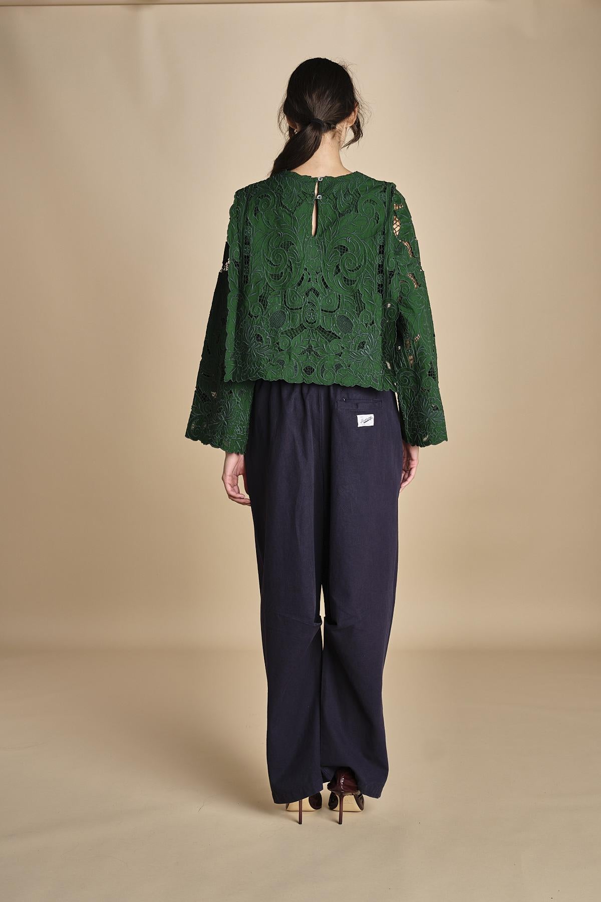 CECI top pizzo m/l 019 GREEN sea ny