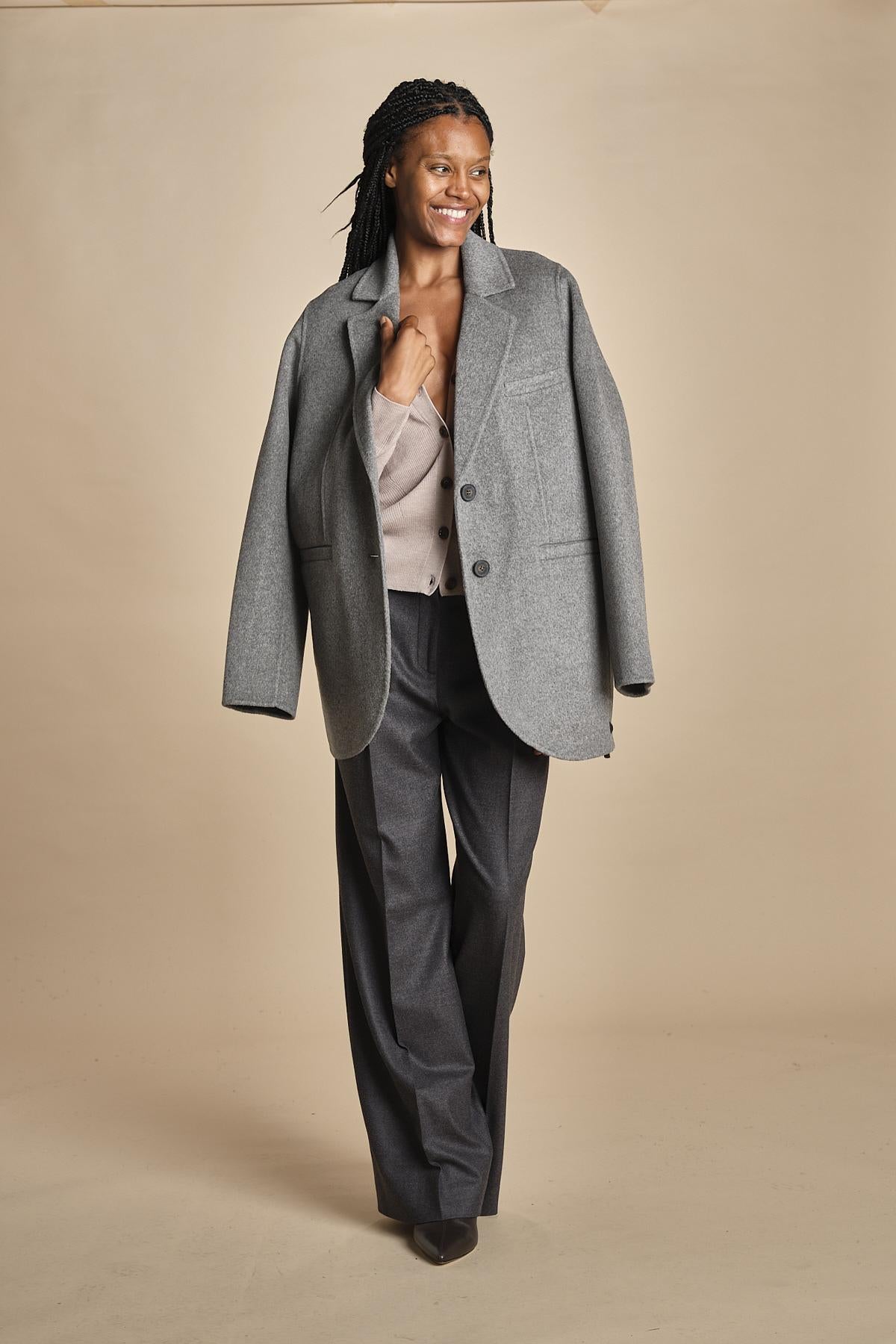 MIL LAU2 cardigan a costine fin.16 MIL LAU2 E20179 BEIGE milaura