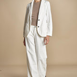 monopetto in velluto rocciatore LIVI IVORY true avenue