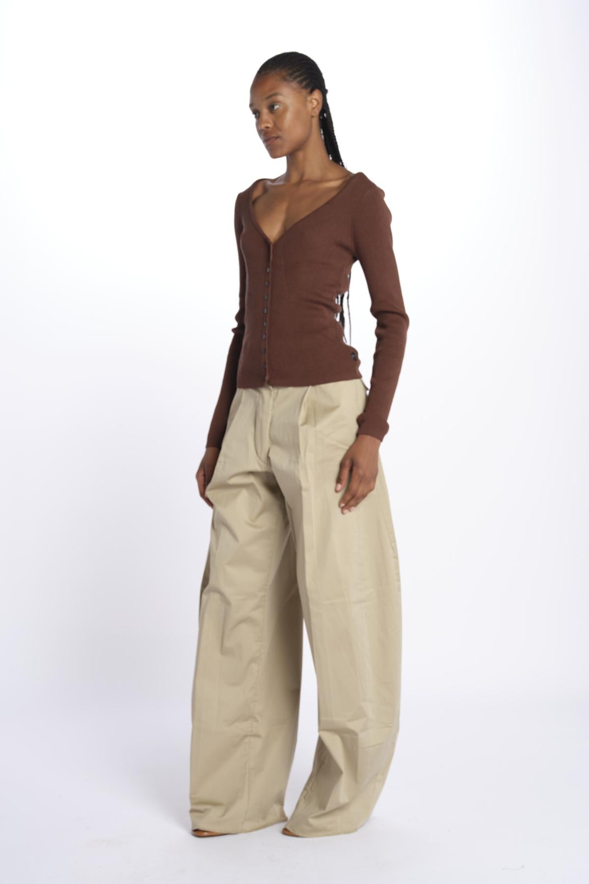 Cardigan GILI costine 5539106 TOFFEE herskind