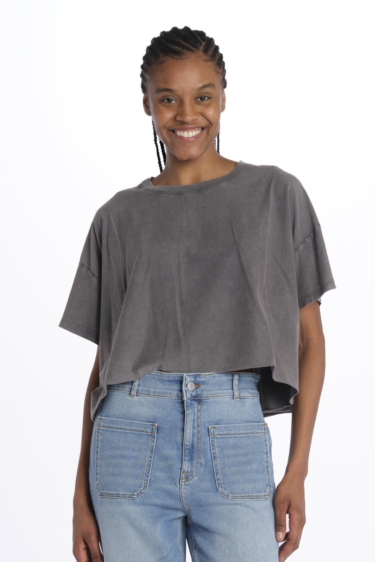 T-shirt FARPY scatoletta cintura dietro FARPY T1758 916 bellerose