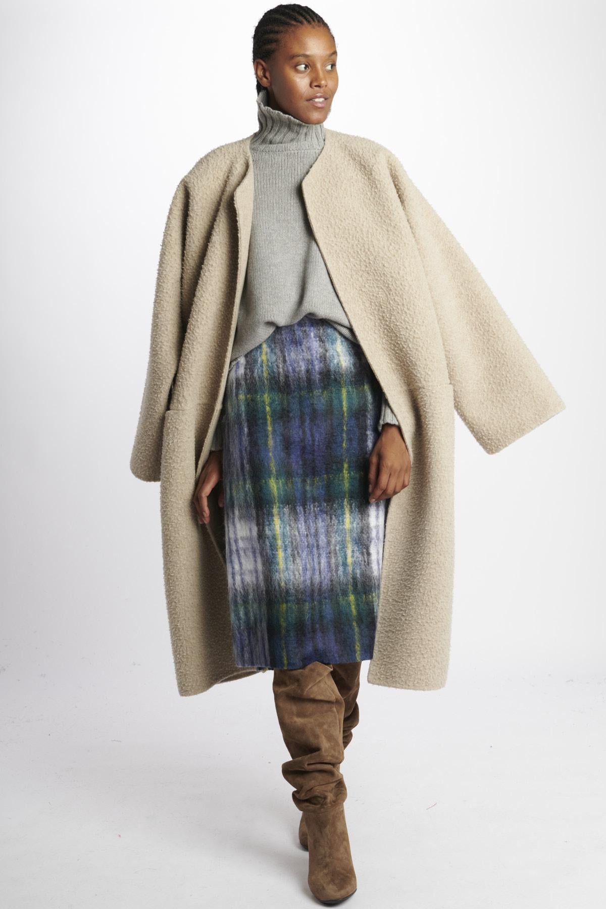 SECRETWOMO WOVEN GREEN TARTAN sofie d'hoore