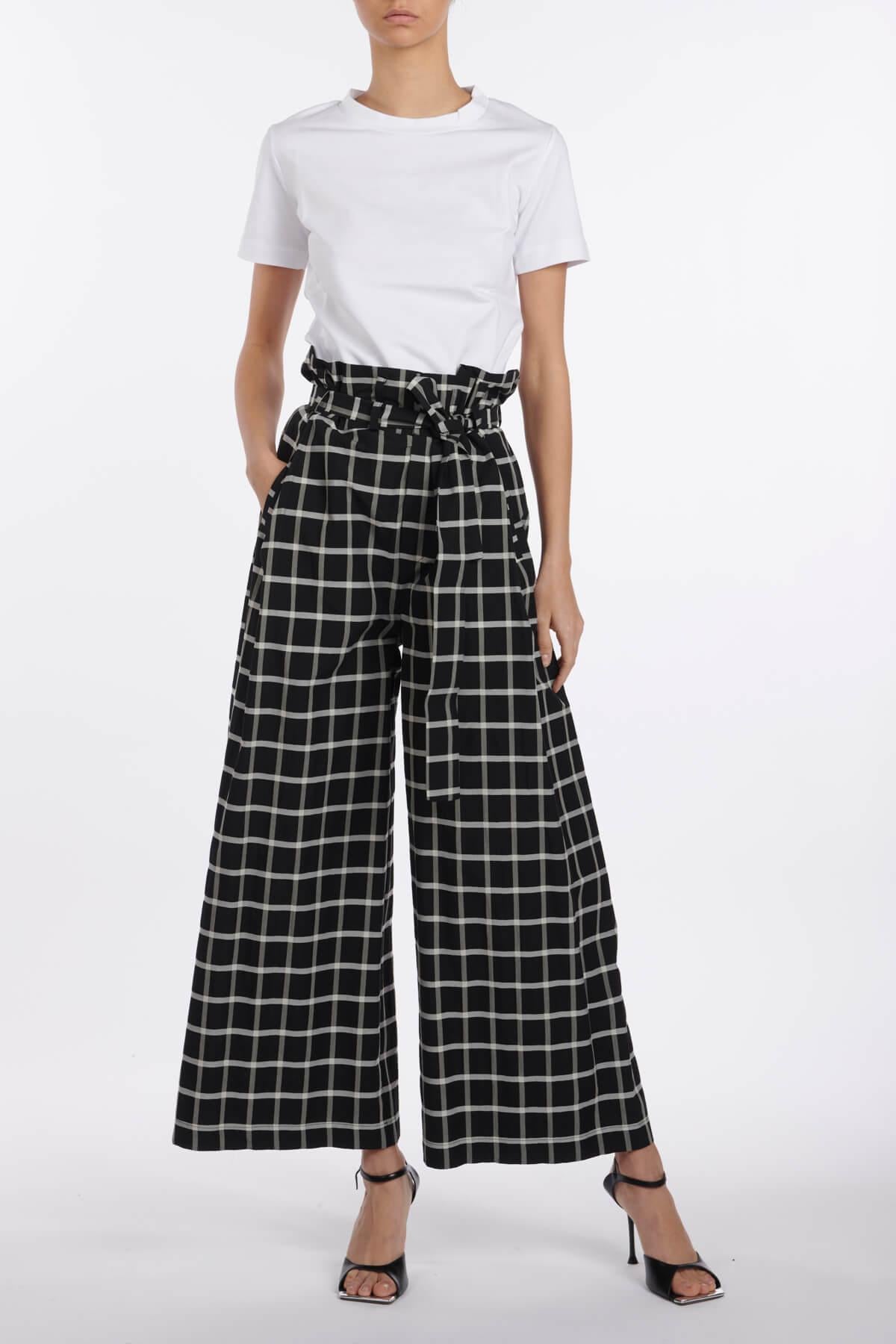 Pant Check Cintura P2SH02 CHKNE erika cavallini