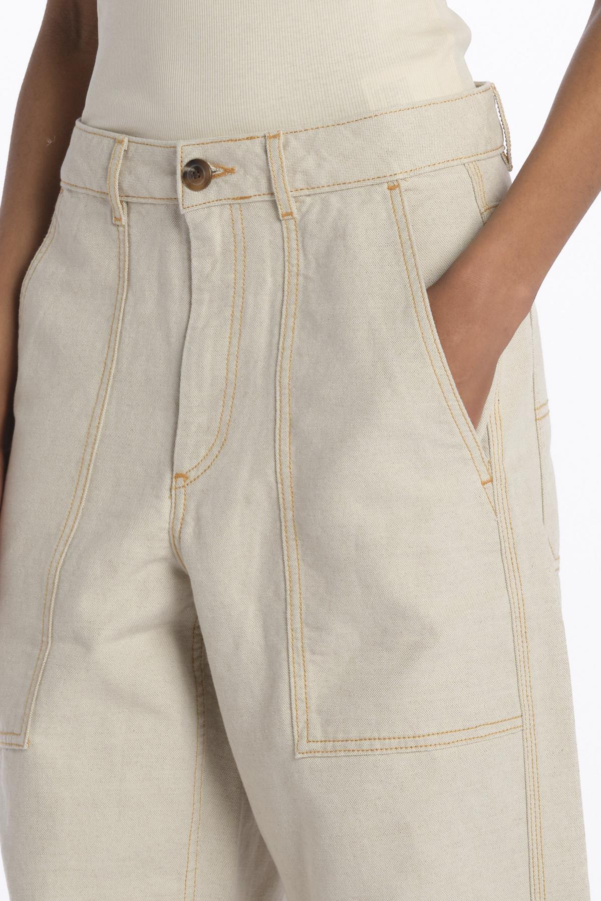 EMPIRE pantalone lino con tasche PAN1607EMPIRE ECR125S soeur