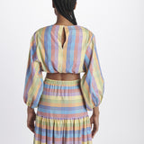 Top corto M/L MOD14 BIANCO MULTI milaura