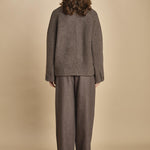 giaccone in lana cotta. MAN1509 GRI2224W soeur