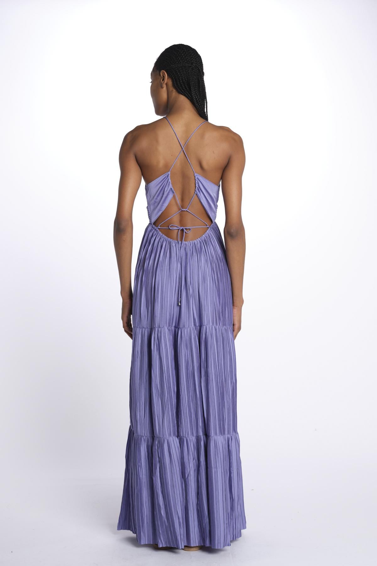 Abito WASTA lungo con anello WASTA VIOLET ba&sh