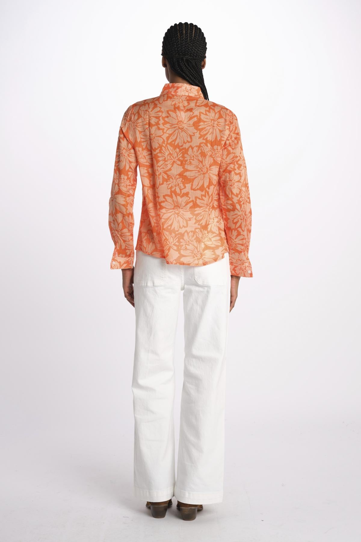 Camicia FLEUR SX7522 5GG14 terre rouge