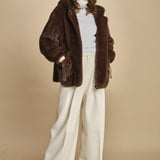 parka ecofur. SELENA MARON giovanni paris