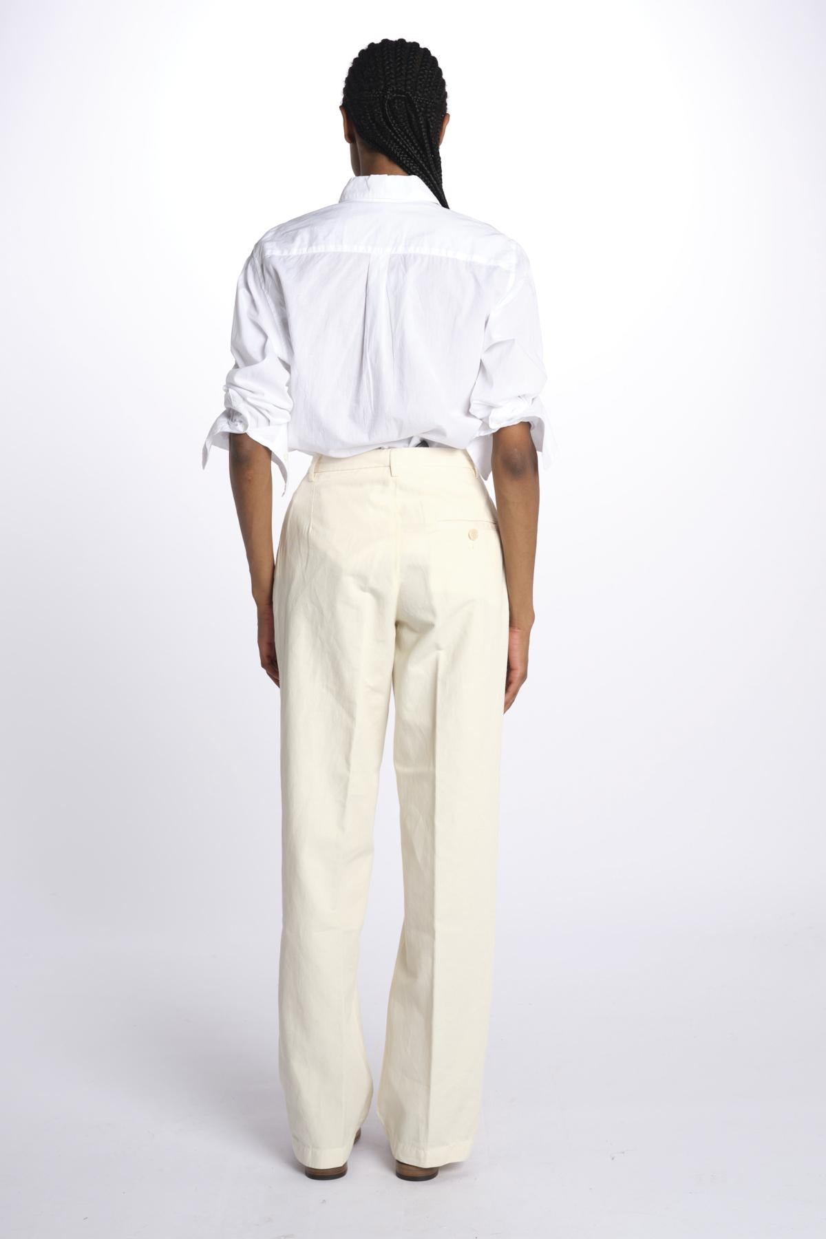 Pantaloni con pences MOD.0173 NATURAL aspesi